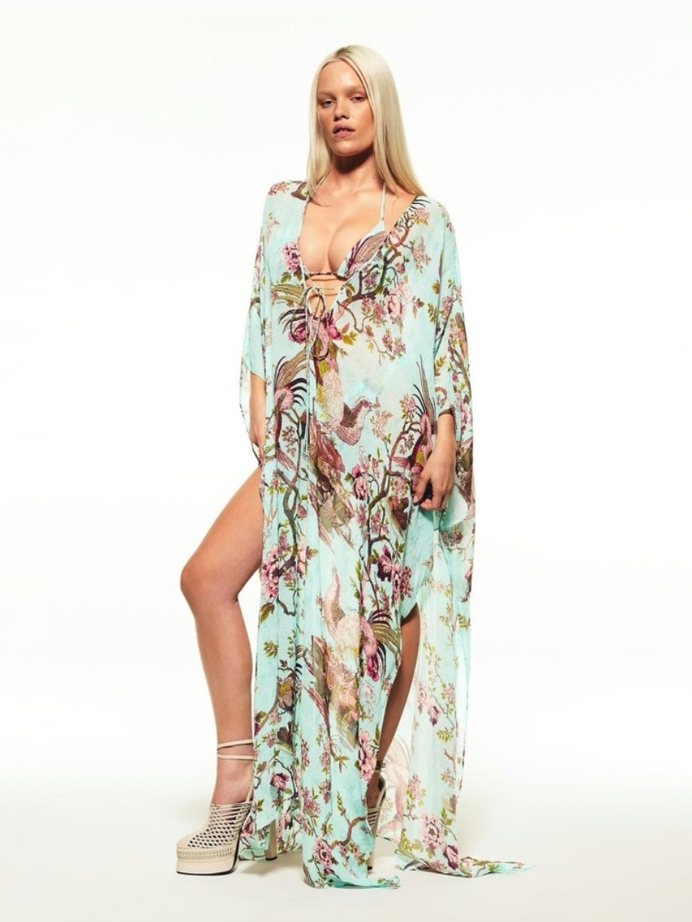 SKIMS x Roberto Cavalli Long Kaftan